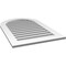 Ekena Millwork Round Top Surface Mount PVC Gable Vent: Functional, w/ 3-1/2"W x 1"P Standard Frame, 26"W x 40"H GVPRT26X4001SF - alternate 3